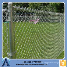 9 gauge galvanized chain link fence / 1.2mm chain link mesh fence with high quality ( Professional )